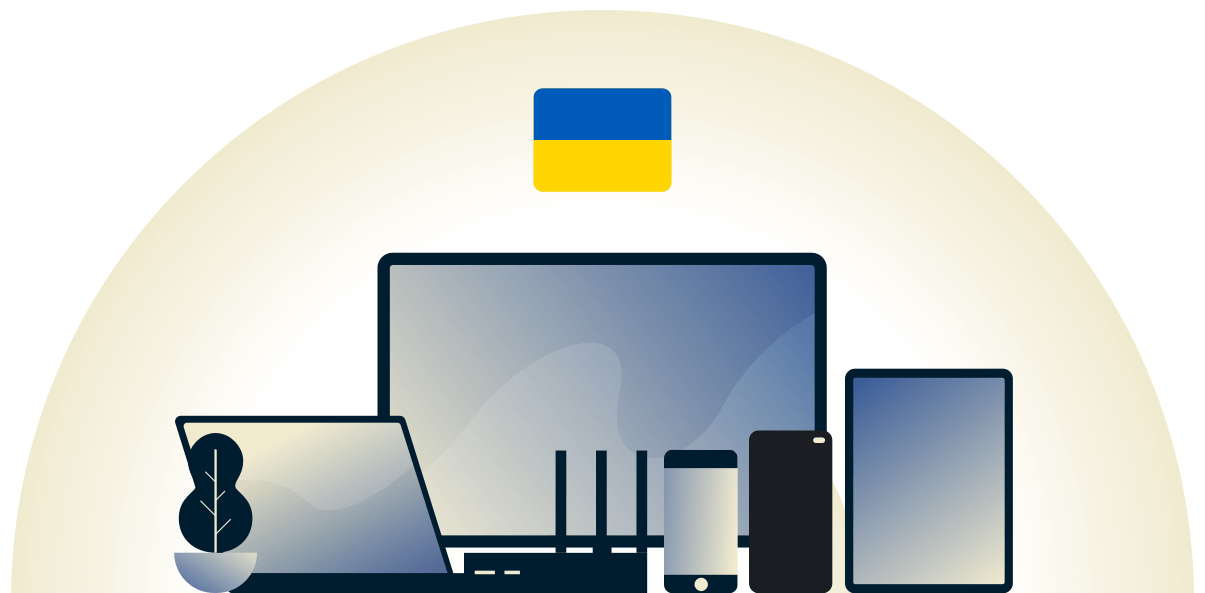 Ukraine VPN prot&eacute;geant une vari&eacute;t&eacute; de dispositifs.